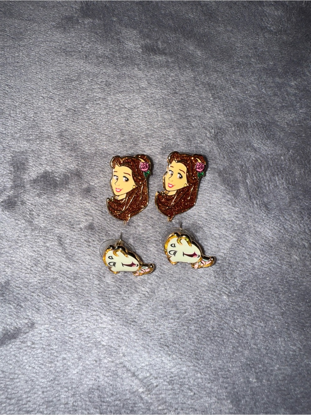 Disney Belle earring set